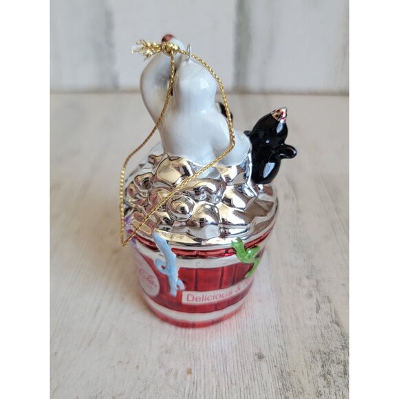 Vintage coca cola coke ceramic seal penguin Walrus ornament Xmas unique - Picture 4 of 8